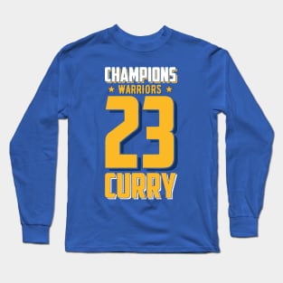 Warriorsss Basketball Champions 2023 Curry Edition Varsity Long Sleeve T-Shirt